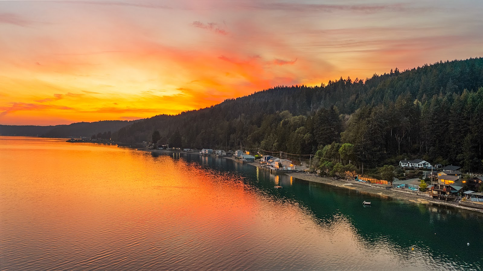 Hood Canal scenic drive along Highway 101
